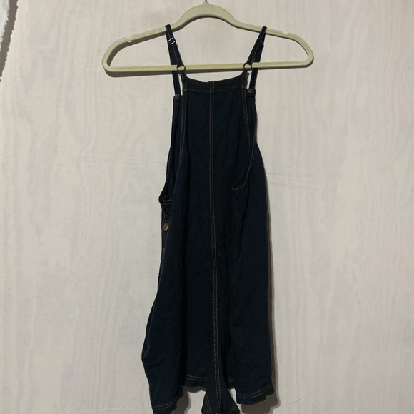 Urban Outfitters Dark Gray Shorts Overalls Romper - Picture 6 of 6